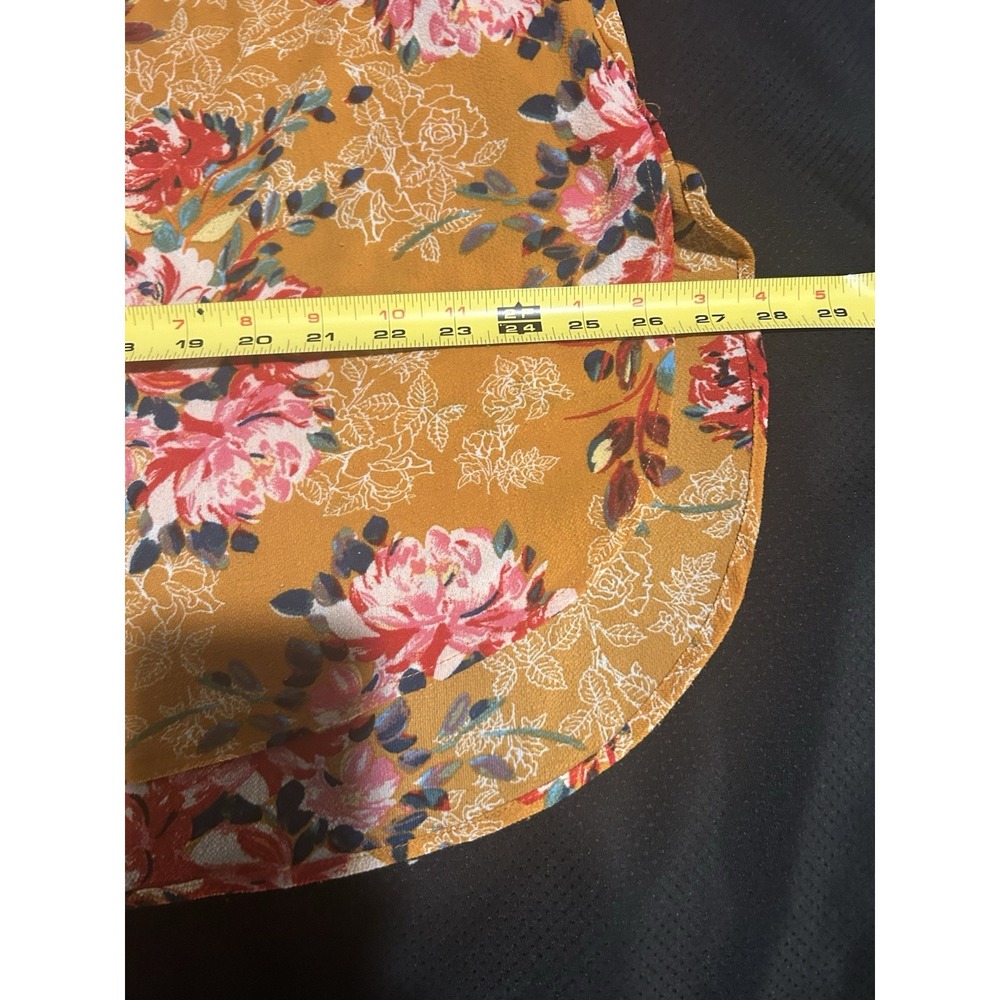 Anthropologie Fig and Flower Tunic Blouse~Plus 2XL~ Floral Boho Peasant Cottage - Picture 12 of 16